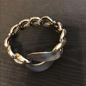 Alexis Bittar stunning lucite and metal bracelet